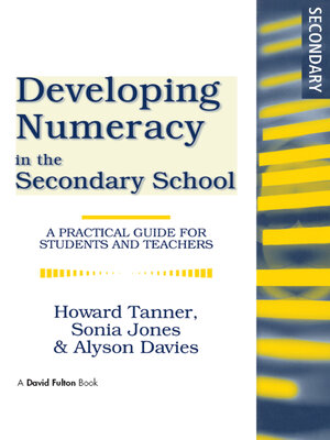 cover image of Developing Numeracy in the Secondary School
